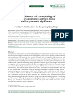 Leaf Epidermal Micromorphology of Zingiber Zingibe