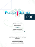 Fabula Ultima Playtest Materials (ENG) (June 3rd, 2024) (Single Page)