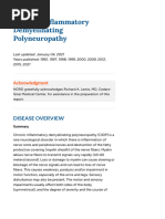 Chronic Inflammatory Demyelinating Polyneuropathy - CIDP