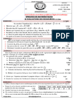 Epreuve de Mathématiques 3 PD