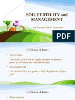 Soil Fertility Module 2 Soil Fertility Conservation and Management