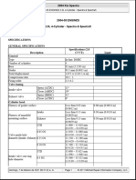 Spectra 2004 2.0L