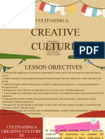 Group 3 - Cultivating A Creative Culture