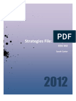 Strategies File: Analyze: Sarah Carter