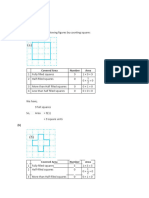 (A) Find The Areas of The Following Figures by Counting Square