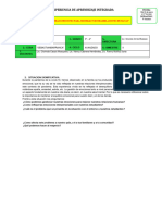 Experiencia N°2 Integrada - Tercero y Cuarto - Com - CTS - DPC