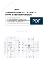 2014 - 007 Sample Piping Layouts of A Water Supply