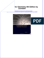 Full Download PDF of Test Bank For Chemistry 8th Edition by Zumdahl All Chapter