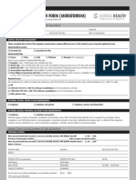 Global Health Employee Application Form Moratorium)