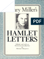 Henry Miller's Hamlet Letters - Michael Hargraves (Ed.)