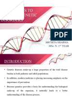 Approaches To Common Genetic Disorders