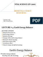 Energy Balance Lecture 4...............................