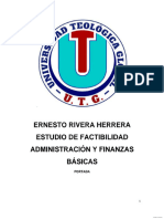 Administración Financiera Estudio de Factibilidad