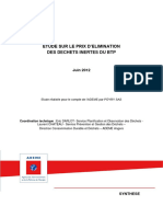 Synthese Etude Prix Dechets Inertes BTP 2012