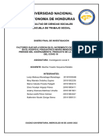 Universidad Nacional Autonoma de Honduras: Facultad de Ciencias Sociales Escuela de Trabajo Social