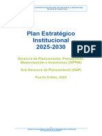 Plan Estrategico Institucional (Pei) Mdy