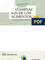 Contaminacion de Los Alimentos