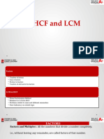 HCF and LCM & Factors - Tdy - 302