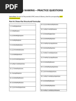 Alkanes Naming