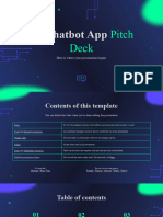 AI Chatbot App Pitch Deck by Slidesgo