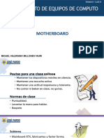 Mantenimiento de Equipos de Computo: Motherboard