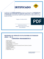 Certificado - NR 18 - Pta