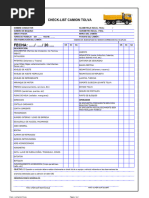 Check List Camion Tolva CBC