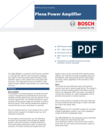 Plena LBB1930 - 20 120 Watt Booster Amplifier Datasheet