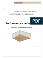 Performances Techniques Planchers Et Revetement de Sol Intérieurs 1