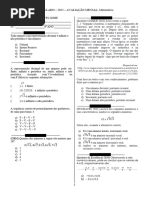 1 Simulado - AM - MATEMATICA 9 ANOS