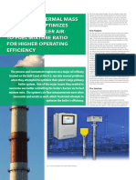 Multipoint Thermal Mass Flow Meter Optimizes Refinery's Boiler Air To Fuel Mixture Ratio For Higher Operating Efficiency