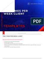 Two Times Per Week Client