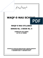 Waqf e Nau Syllabus S2 B5