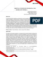 Educação Ambiental e Ensino de Geografia - Uma Abordagem Teórica