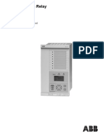 Protection Relay REX 521: Operator's Manual