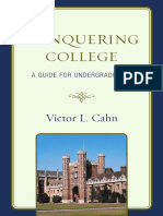 Conquering College A Guide For Undergraduates by Victor L. Cahn