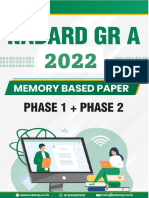 Nabard 2022 - Pyq (Phase 1 + Phase 2)