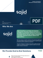 Sajid Consulting Company Profile - 2024