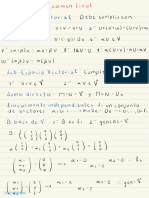 Guía Final Algebra Lineal