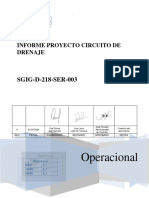 Informe Proyecto Circuito de Drenaje