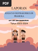 Laporan Pembina Ekskul Pramuka