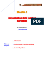 Chapitre 3 - Organisation Fonction Marketing (Compatibility Mode)