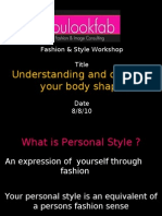 Understanding and Dressing Your Body Shape: Fashion & Style Workshop Title