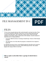 File Management in C