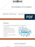 Verification and Validation of IoT Systems (Hejazi Hamdan Y H)