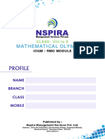 Class Viii To X Ioqm Number Theory