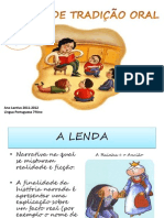 Literatura Oral e Tradicional 7º Ano