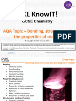 Bonding, Structure, and The Properties of Matter PiXL Powerpoint