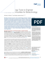 Synthetic Biology Tools To Engineer Microbial Comm