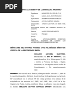 Apersonamiento - Domicilio Procesal - Solicito Se Efectúen Las Notificaciones Correspondientes - Gerardo Ascurra Martínez